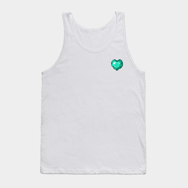 Crystal Heart Tank Top by SlyTQ